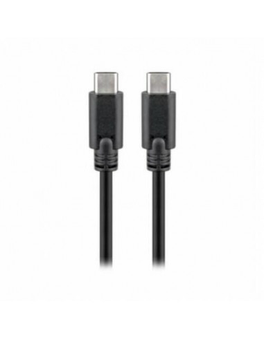 Cabo USB-C Goobay 3.2 Gen 1 - 1m, Preto
