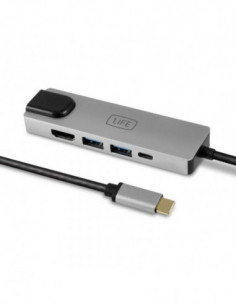 Adaptador USB-C: 5in 1 HDMI...