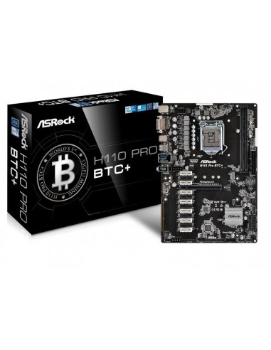Motherboard ASROCK H110 Pro BTC+,...