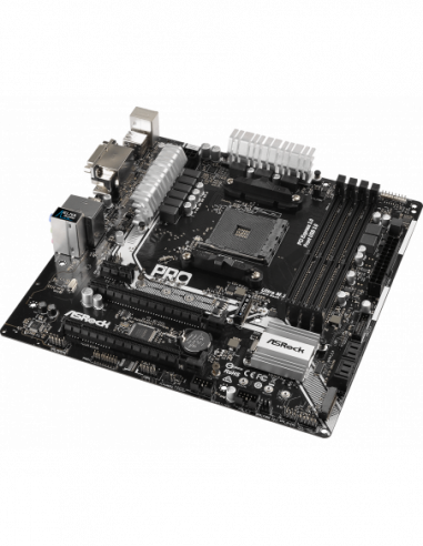 Motherboard AsRock X370M Pro4 AM4,...