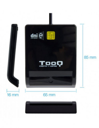 Leitor TooQ TQR-210B: Smart Card, USB... Leitor TooQ TQR-210B: Smart Card, USB...