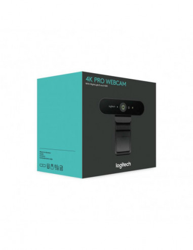 Logitech Webcam Brio Reslolucion 4k...