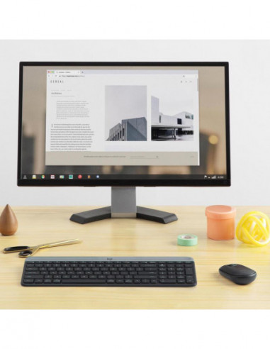 Logitech Slim Wireless Combo MK470 -...