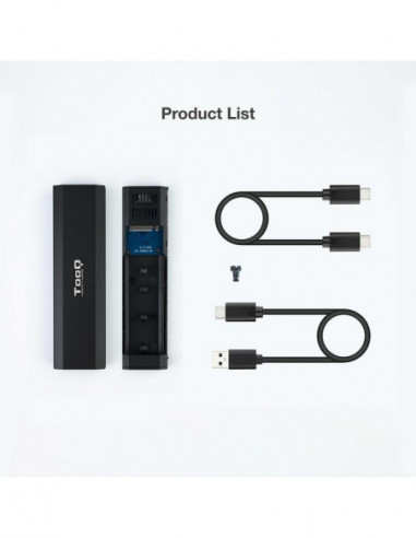Caixa Externa Tooq Shura para SSD M.2...