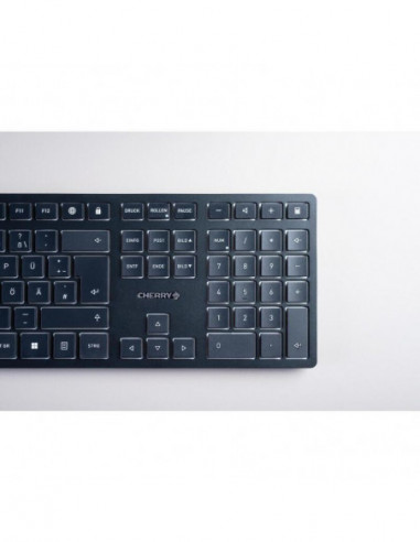 Teclado Sem Fio Cherry KW 9100 Slim,... Teclado Sem Fio Cherry KW 9100 Slim,...
