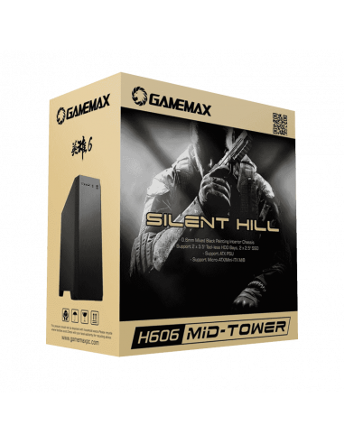 Caixa Micro ATX Gamemax SilentHill...