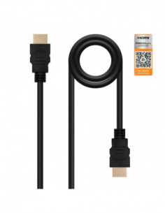 Cabo HDMI Nanocable 2.0 3m...