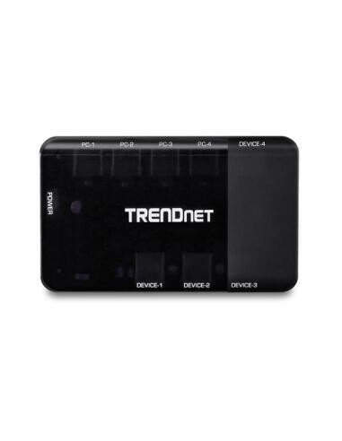 Switch de Rede Trendnet TK-U404: 4... Switch de Rede Trendnet TK-U404: 4...