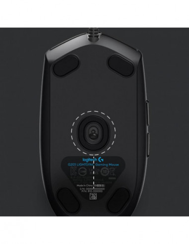Logitech Raton G203 Lightsync Gaming...