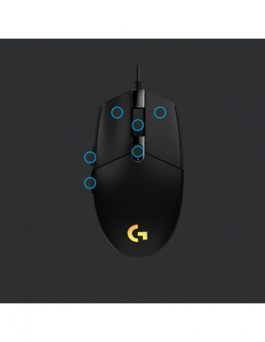 Logitech Raton G203 Lightsync Gaming...