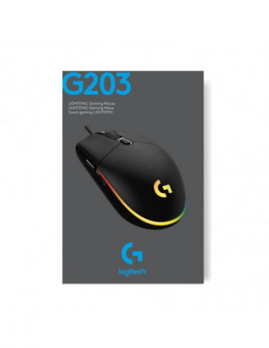 Logitech Raton G203 Lightsync Gaming...