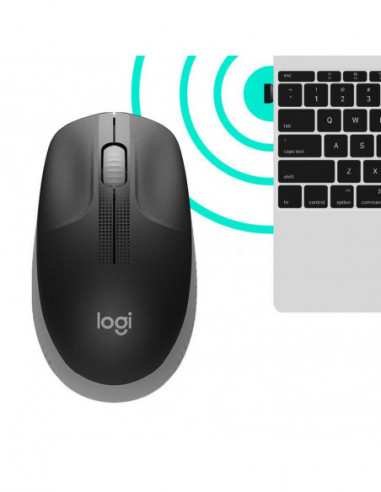 M190 Full-Size Wireless Mouse Wrls...