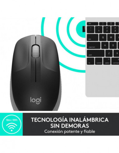Logitech Ratón Inalámbrico M190 Gris...