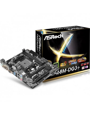 Motherboard AsRock FM2A68M-DG3+ Micro...