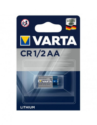Pilha VARTA CR1/2AA de Lítio, 3V,... Pilha VARTA CR1/2AA de Lítio, 3V,...