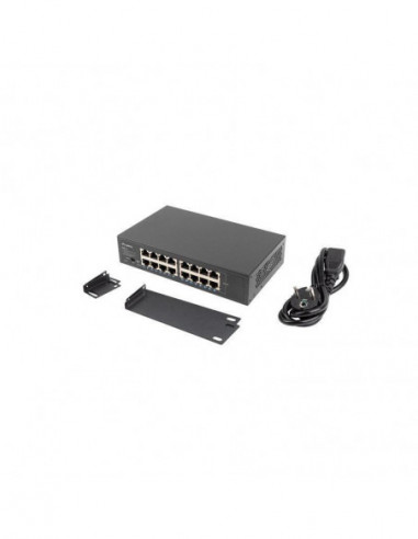 Switch de Rede LANBERG RSGE-16 - 16... Switch de Rede LANBERG RSGE-16 - 16...
