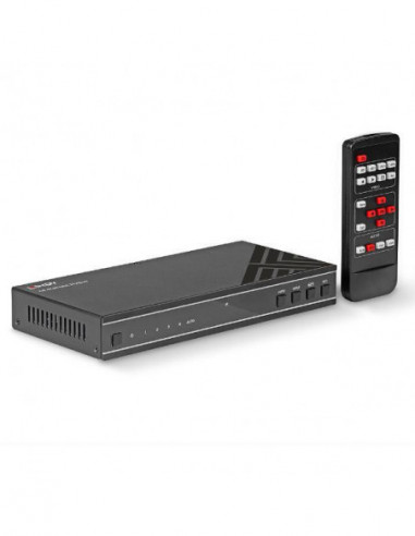 Comutador HDMI Lindy 4x1 4K 60Hz 38228L Comutador HDMI Lindy 4x1 4K 60Hz 38228L