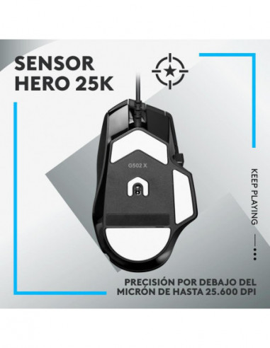 Logitech G G502 X - Rato - óptico -...