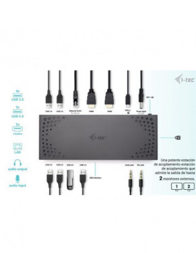 Docking Station I-Tec com USB 3.0,... Docking Station I-Tec com USB 3.0,...