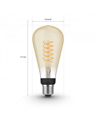 Philips Hue Whte Fill 7W St72 E27. Bt Philips Hue Whte Fill 7W St72 E27. Bt