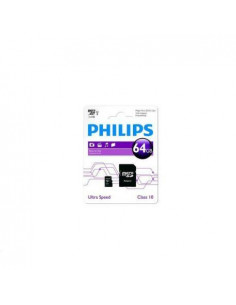 Philips - Microsdhc 64GB c/...