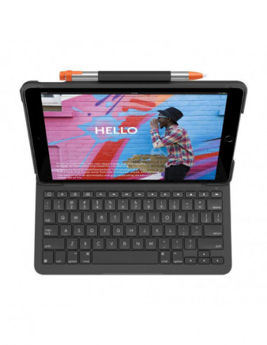 Capa com Teclado Logitech Slim Folio...
