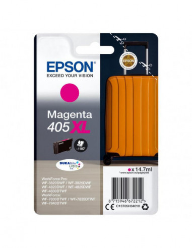 Tinteiro Epson 405XL Magenta, Alta... Tinteiro Epson 405XL Magenta, Alta...