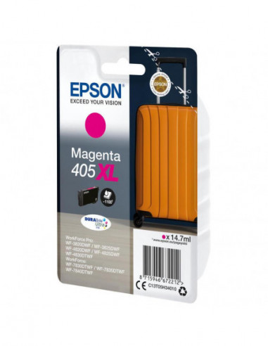 Tinteiro Epson 405XL Magenta, Alta... Tinteiro Epson 405XL Magenta, Alta...