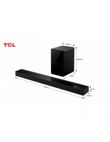 Tcl - Soundbar 5.1.2 Q75he
