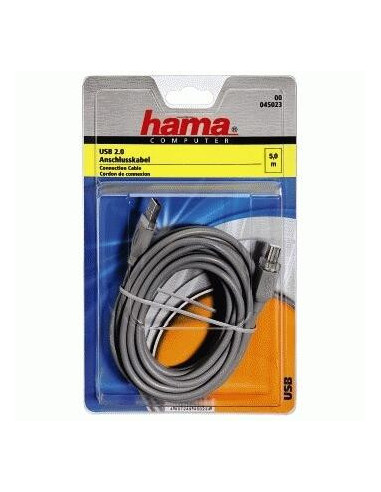 Cabo HAMA Conexão USB A M/B M, 5mt