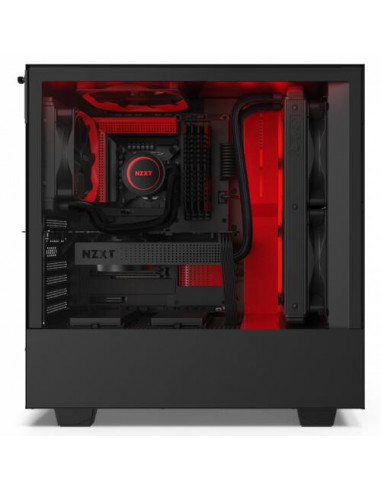 Nzxt H510I Midi Tower NEGRO, Rojo Nzxt H510I Midi Tower NEGRO, Rojo