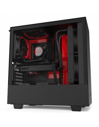 Nzxt H510I Midi Tower NEGRO, Rojo Nzxt H510I Midi Tower NEGRO, Rojo