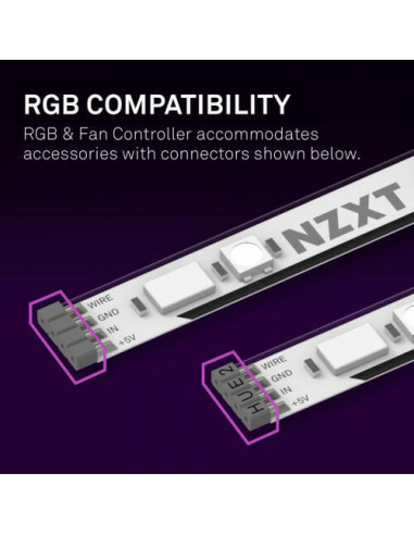 Nzxt AC-2RGBC-B1 Controlador de... Nzxt AC-2RGBC-B1 Controlador de...