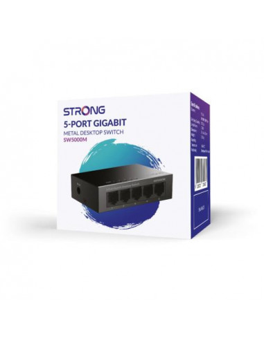 STRONG 5 PORTS GIGABIT SWITCH METAL...