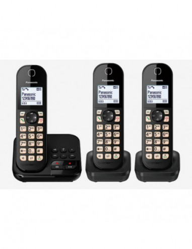 Telefone Fixo Panasonic KX-TGC463GB... Telefone Fixo Panasonic KX-TGC463GB...