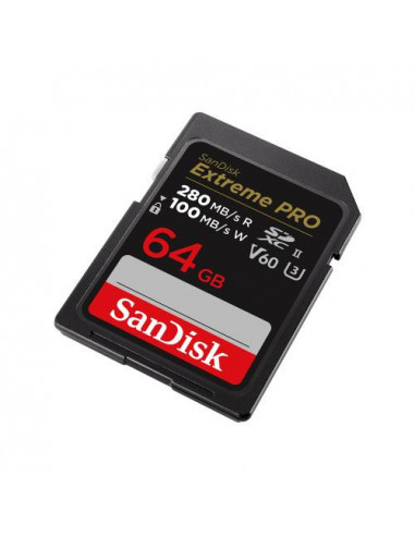 Sandisk Sdxc 64gb Extreme Pro 280/100...