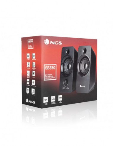 Colunas NGS Soundband 150: 12W, USB,...