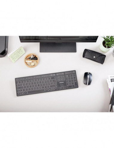 Teclado Cherry KW 9100 Slim Wireless