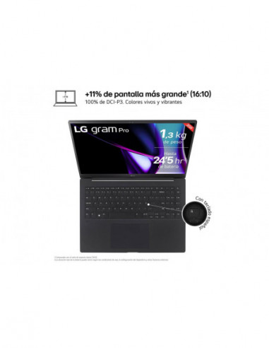 Portátil LG OLED 16", Intel Core i7,...