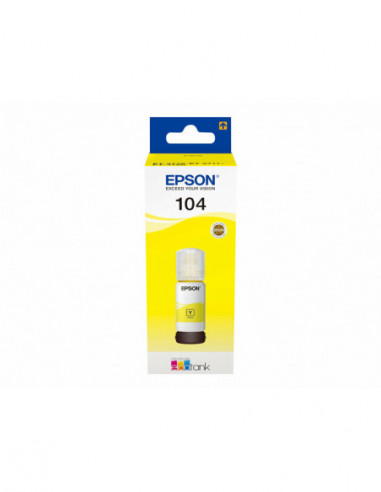 EPSON 1LB 104 EcoTank Yellow ink bottle