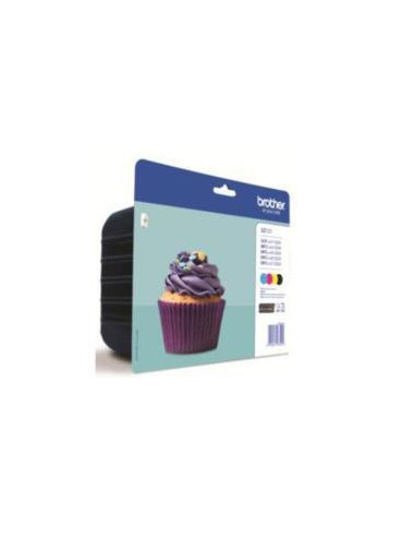 Brother Tinteiro Pack 4 Cores Lc123