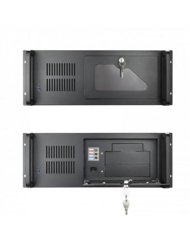 Caixa Tooq Rack 19" 4U: sem fonte de... Caixa Tooq Rack 19" 4U: sem fonte de...