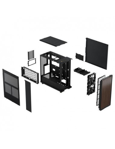 Caixa Fractal Design North Negra em... Caixa Fractal Design North Negra em...