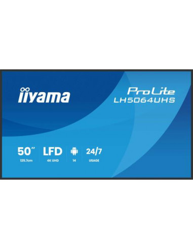 iiyama LH7564UHS-B1AG pantalla de... iiyama LH7564UHS-B1AG pantalla de...