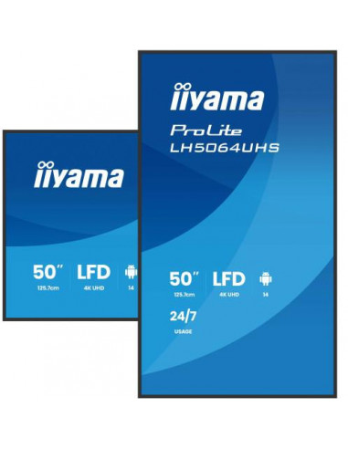 iiyama LH7564UHS-B1AG pantalla de... iiyama LH7564UHS-B1AG pantalla de...
