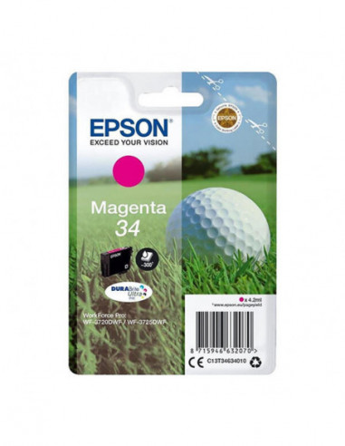Tinteiro Epson Magenta 34 Pro para... Tinteiro Epson Magenta 34 Pro para...