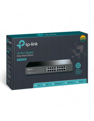 Switch de Rede TP-Link TL-SG1016DE -... Switch de Rede TP-Link TL-SG1016DE -...