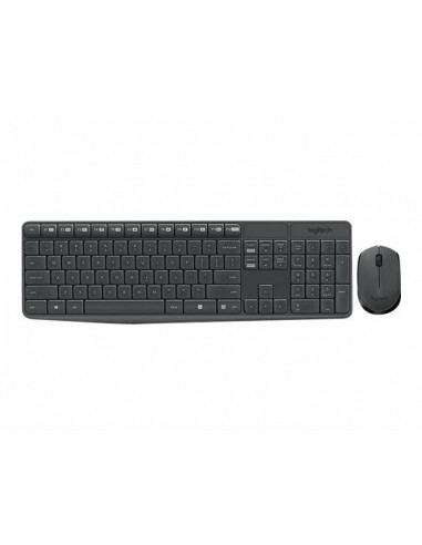 Teclado Nórdico Logitech Mk235 Ratón...