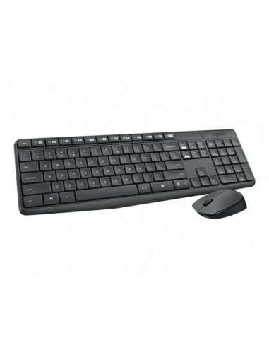 Teclado Nórdico Logitech Mk235 Ratón...