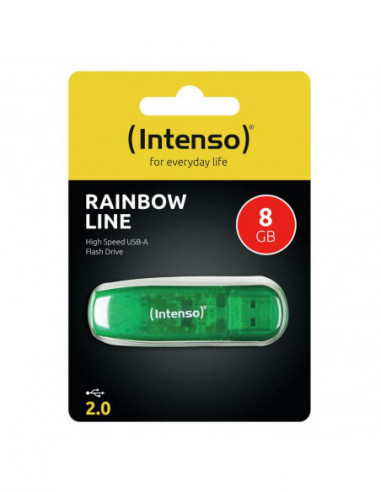 Pen Drive Intenso Rainbow Line, 8GB,...